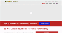 Desktop Screenshot of belmarlanes.com